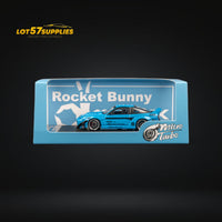 MicroTurbo Nissan 180SX Pandem Rocket Bunny Baby Blue 1:64