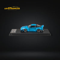 MicroTurbo Nissan 180SX Pandem Rocket Bunny Baby Blue 1:64