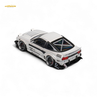 MicroTurbo Nissan 180SX Pandem Rocket Bunny White 1:64