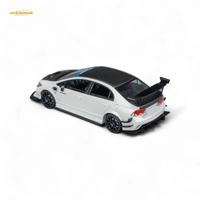 Microturbo Honda Civic Type R FD2 Spoon Sports Metallic White 1:64