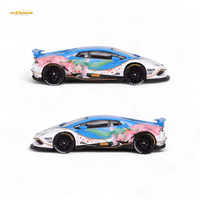 King Model Lamborghini Huracan LP610 Hatsune Blue 1:64