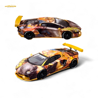 King Model Lamborghini Aventador LP700-4 Tiger Racing 1:64
