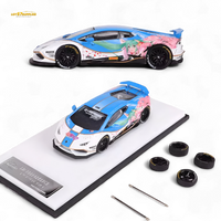 King Model Lamborghini Huracan LP610 Hatsune Blue 1:64