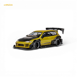 DCM Kevmannz Civic EG Ver.1 Gold Carbon Fiber Long Tail 1:64