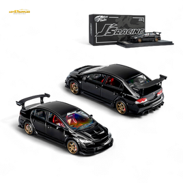 Microturbo FD2 J'S Racing Metallic Black 1:64