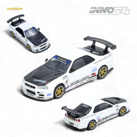 Inno64 Top Secret R34 GT-R White 1:64
