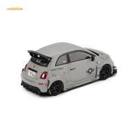 Mini-GT Abarth 595 LB-WORKS x Abas Works Grey 1:64