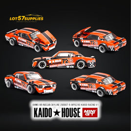 Mini-GT x KAIDO Nissan Skyline 2000GT-R (KPGC10) Kaido Racing V1 1:64