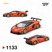(Pre-Order) Mini GT Lamborghini Aventador Orange 1:64