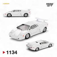 Mini-GT Lamborghini Countach 25th Anniversary White 1:64