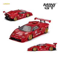 MiniGT Lamborghini Countach LB-WORKS Red 1:64