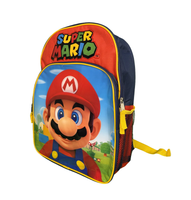 Super Mario 16" Backpack – School Bag for Kids & Fans