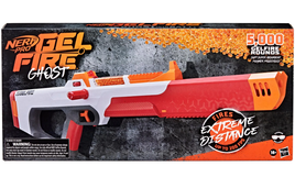 Nerf Pro Gelfire Ghost Bolt Action Blaster, 5000 Gel Rounds, Eyewear, Ages 14+