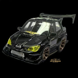 YM Model Subaru Impreza WRX STI Voltex Black Gold 1:64