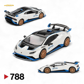 Mini-GT Lamborghini Huracán STO Bianco Asopo 1:64