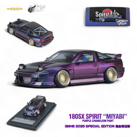 MicroTurbo Nissan 180SX Spirit Rei Purple Chameleon 1:64