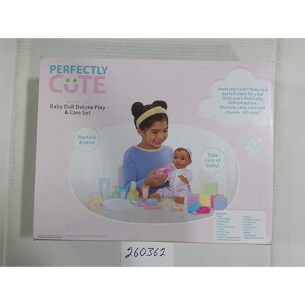 Perfectly Cute Baby Doll Deluxe Play & Care Set 24 Pieces Pink New Open Box