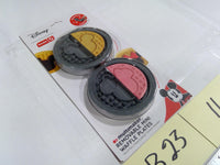 Disney Dash Mickey & Minnie Removable Mini Waffle Plates Set Of 2 Gray Metal