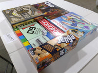 Hasbro Family Board Game Lot Clue Monopoly Jenga Disney Lilo & Stitch Box Two
