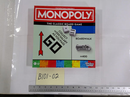 Monopoly The Classic Board Game Hasbro Family Kids 2-8 Players 8+ New Sealed