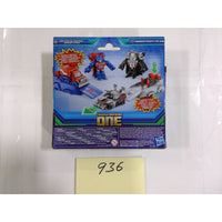 Hasbro Transformers One Optimus Prime vs Megatron 2-in-1 Set New Blue Gray