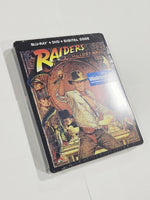 Raiders Of The Lost Ark Blu-ray DVD Digital Code Steelbook Indiana Jones Sealed