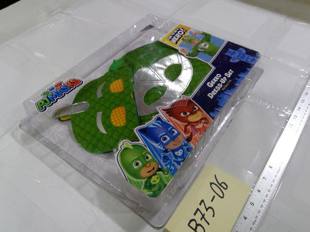 PJ Masks Gekko Dress-Up Costume Set Boys One Size Green Mask Top Party Hero New