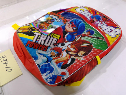 Miraculous Girls Backpack Multicolor Kids School Bag Girl Power Hero Print