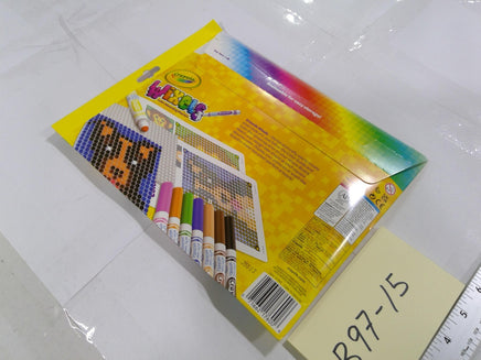 Crayola Wixels Color-Absorbing Pixel Art Set Kids Wash & Reuse Markers Kit New