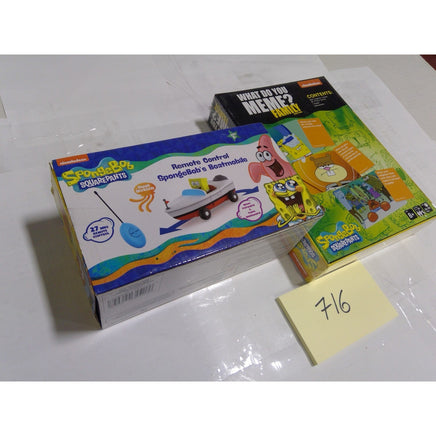 Nickelodeon SpongeBob SquarePants RC Boatmobile & What Do You Meme Game