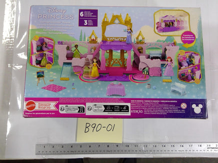 Disney Princess Carriage To Castle 2in1 Mini Doll Playset New In Box Mattel Toy