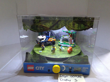 LEGO City 60426 Jungle Explorer Truck Lighted Display Case Clear Plastic