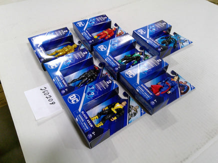 DC Comics Heroes Action Figure Lot 7pc Spin Master Superman Blue Beetle New