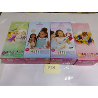 Disney Princess Singing Doll Set 4pk Moana Ariel Rapunzel Belle NEW