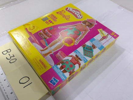 Play-Doh Barbie Florals & Fringe Fashion Playset Doll 5+ Hasbro New Pink Toy