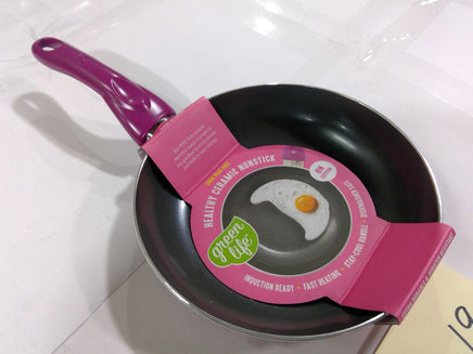 GreenLife Frying Pan 8 In Ceramic Nonstick Pink Induction Ready Dishwasher Safe