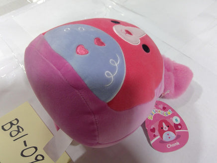 Squishmallows Chonk Bunny Plush Toy Small Pink Hearts Valentines Day New