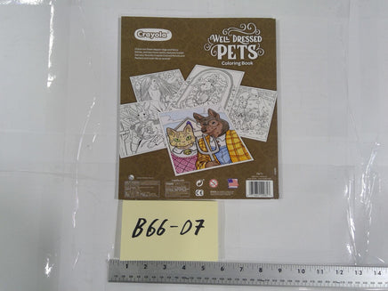 Well Dressed Pets Coloring Book Crayola Brown PB Kids Animals Pets 40pg