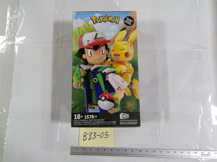MEGA Pokemon Ash & Pikachu Path To Victory 1576 Pieces 18+ Building Set New