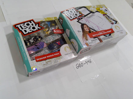 Tech Deck Paris 2024 Sk8shop Bonus Pack Sky's Ramp Lot 2 Fingerboard New Playset