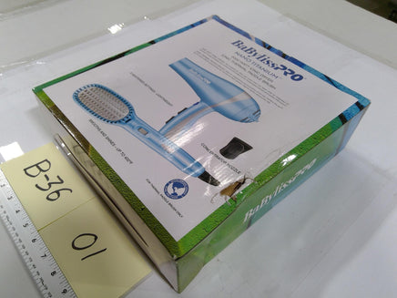 BaBylissPRO Nano Titanium 2000W Ionic Dryer Paddle Brush Set Limited Edition New