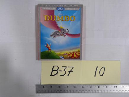 Disney Dumbo 75th Anniversary Blu-ray DVD Digital HD Slipcover New Sealed