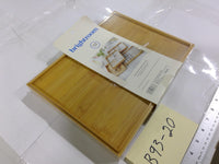 Brightroom Stackable Bamboo Divided Accessory Tray Jewelry Organizer Natural