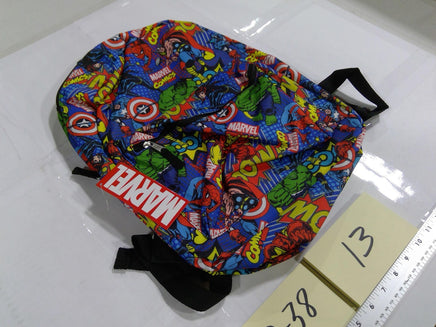 Marvel Comics Boys Backpack Multicolor 13" Avengers Superhero School Bookbag