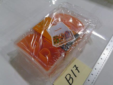 CWC Halloween Snack Box Kids Lunch Container Orange BOO Bento Tray Plastic