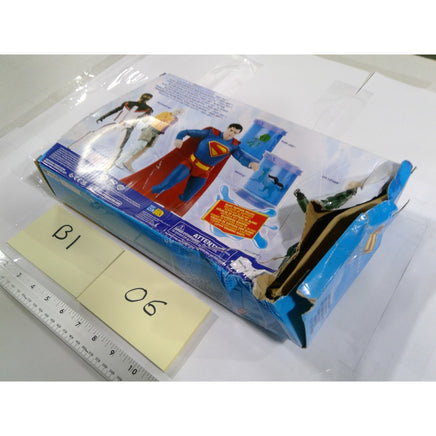 DC Comics Superman Luthorcorp Lab Kids OS Blue New Damaged Box Target Exclusive