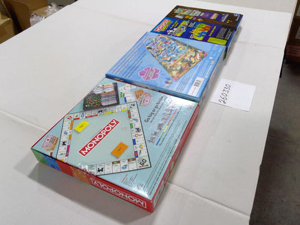 Hasbro Monopoly Surf Showdown Lilo & Stitch Knock Out Family Game Lot New Sealed