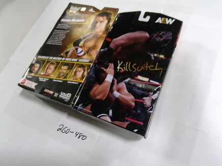 AEW Killswitch WWE Legends Shawn Michaels Figure Lot 2 Jazwares Mattel Black