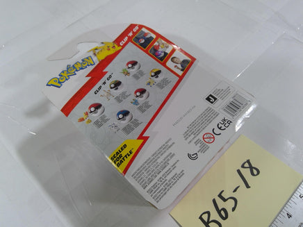 Pokemon Lola Clip 'N' Go Great Ball Action Figure Jazwares Toy White Blue