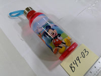 Disney Mickey Mouse Kids Water Bottle Red Plastic Drink Cup With Lid Reusable